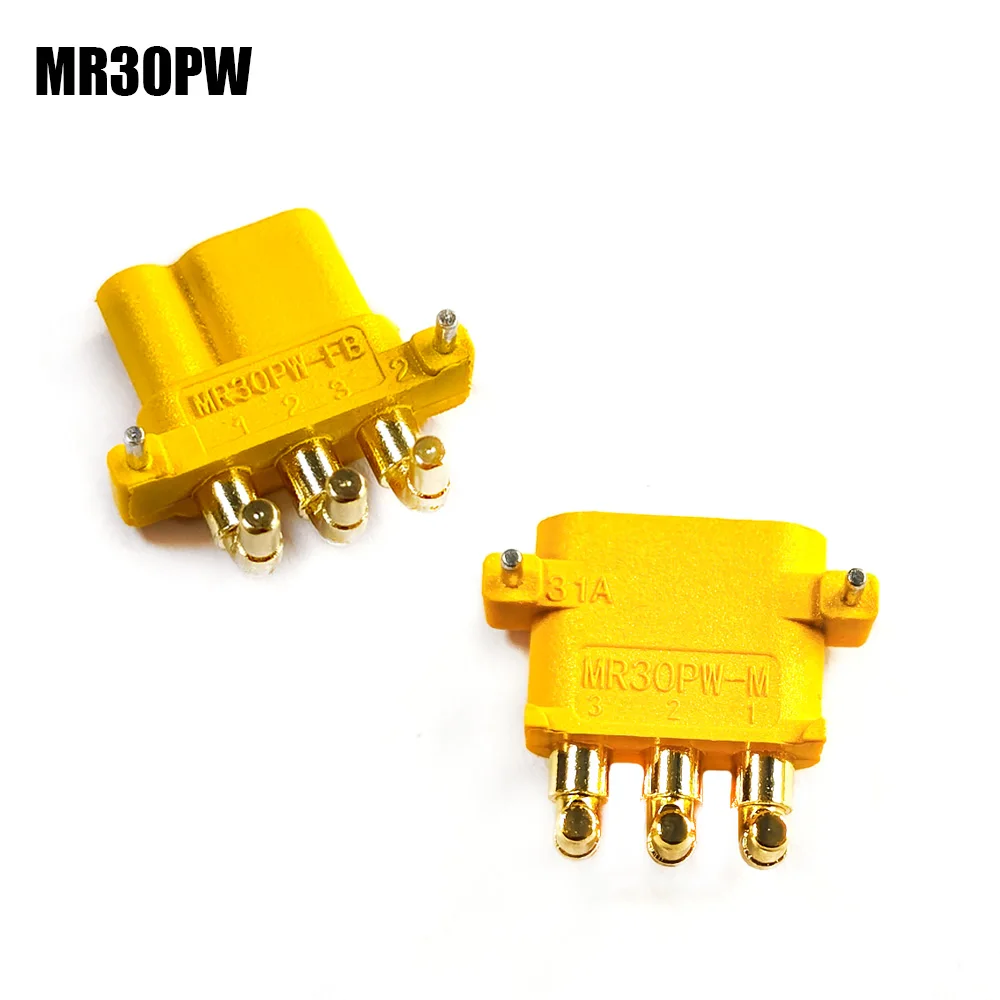 

Разъем Amass MR30PW (папа-мама) с защитным кожухом для LiPo аккумуляторов RC-моделей автомобилей и самолетов