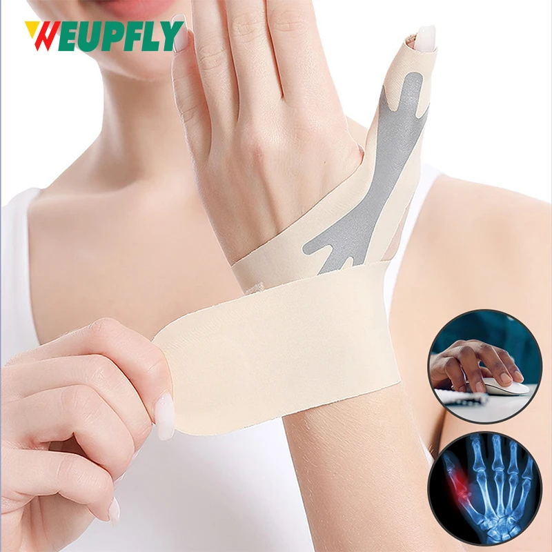 1PCS Thumb Arthritis Wrist Brace Ultra Thin Thumb Arthritis Compression Strap Carpal Tunnel Support for Men and Women