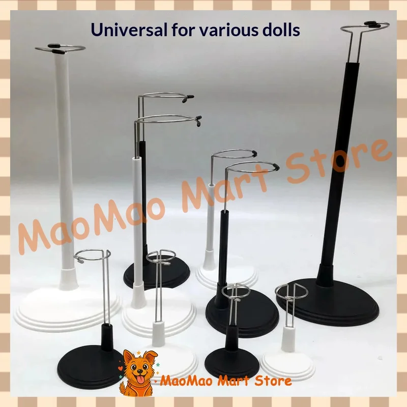 Adjustable Doll Stand For Mini Labubu Adjustable Height Support Base Accessory For 10 To 25 Cm Collectible Cotton Doll