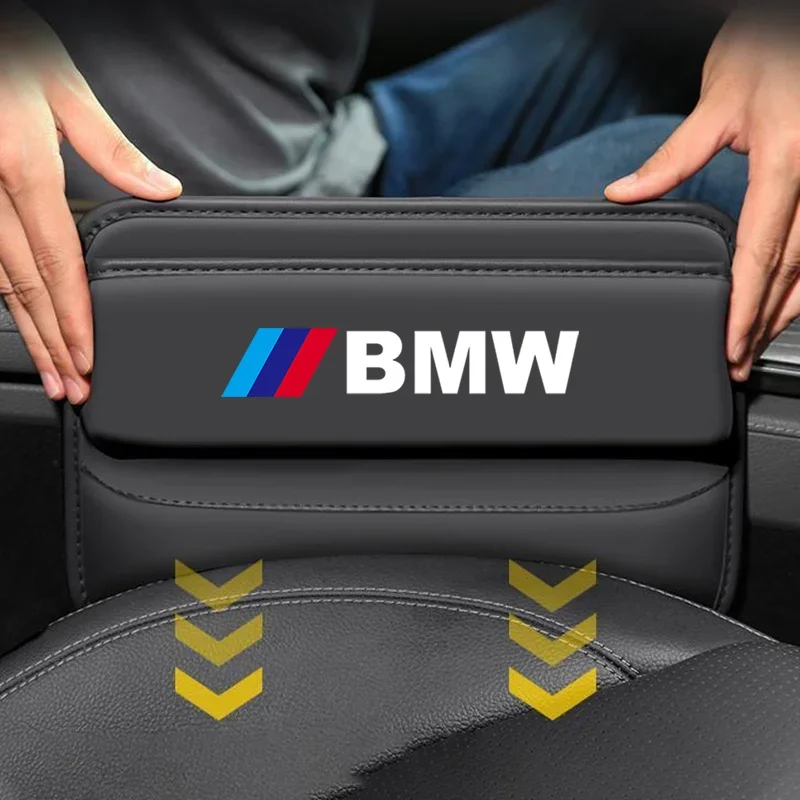 Car Special Seat Crevice Storage Box Seat Slit Catcher Organizer For Bmw 3 Performance E46  F20 F30 E90 E60 X5 M car accessories