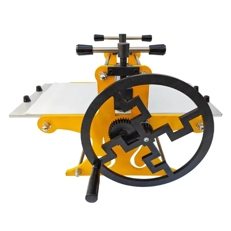 Table Top Model Rubbing Machine Printing Size 25x50cm Metal Structure Printmaking Etching Press Machine
