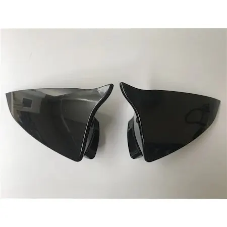 For Seat Leon Mk3 Bat Mirror Cover Batman Piano Black 2012 + Car Mirror Accessories Tunnıng DızaynModifiye Car Replacement Parts