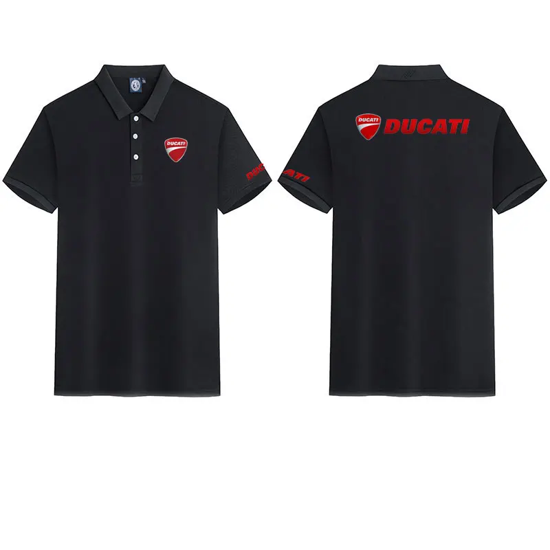 Ducati Racing motorcycle collared POLO shirt cycling suit for men and women summer top short-sleeved T-shirt motogp fan clothing view 2