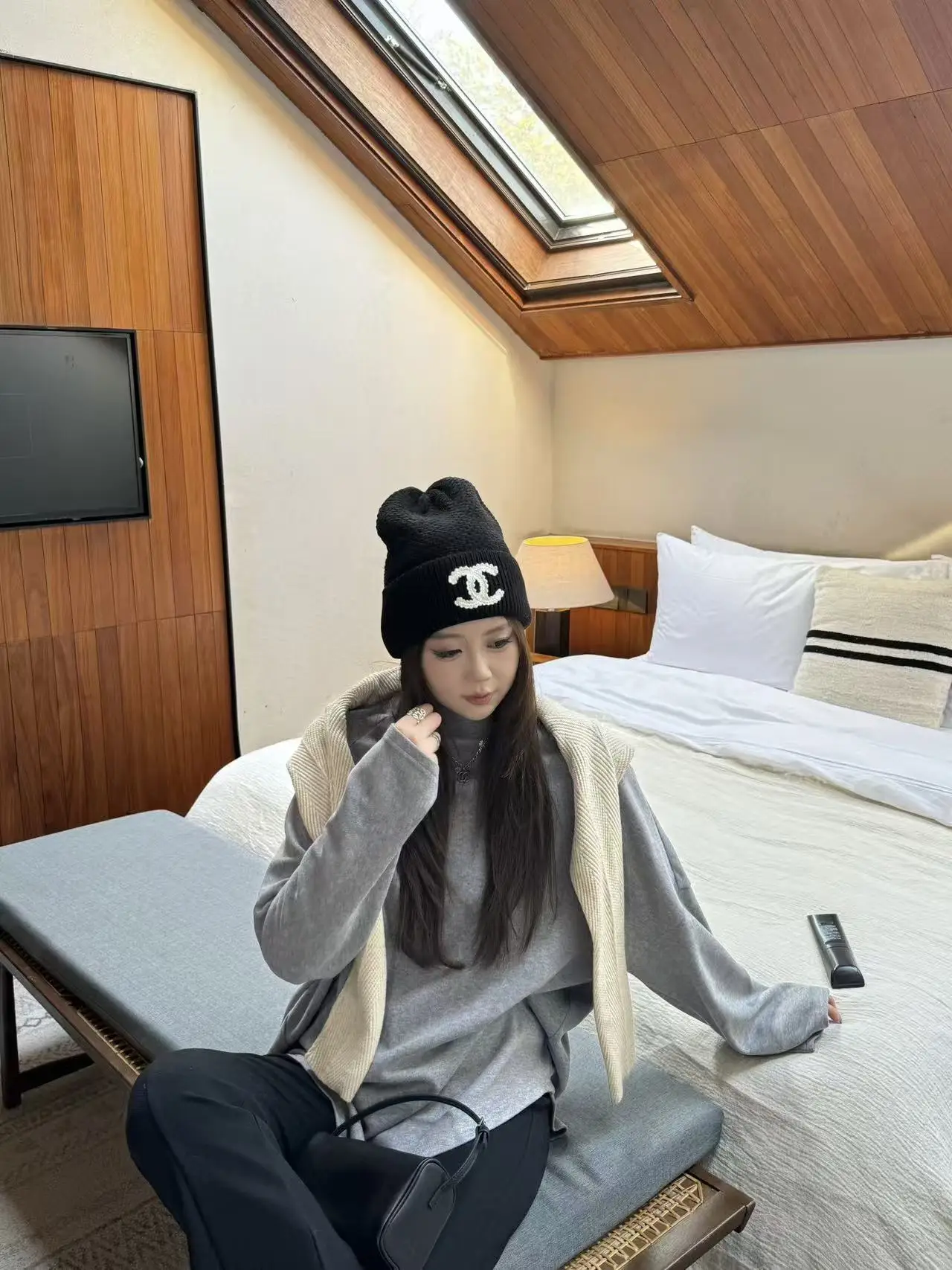 

Женская повседневная футболка Qiqi больших размеров с длинным рукавом и высоким воротником, простая универсальная базовая футболка для девочек-подростков