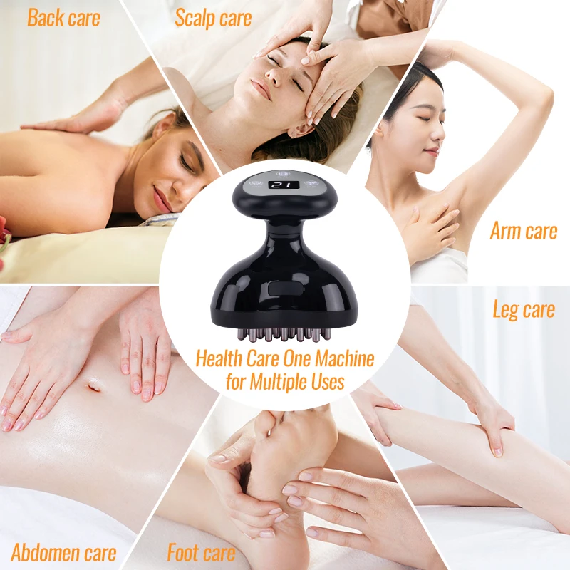 LESEN 3-IN-1 LED Digital Display Touch Easily Lose Weight Clear the Meridians Body Shaping Hot Compress Vibration Microcurrent
