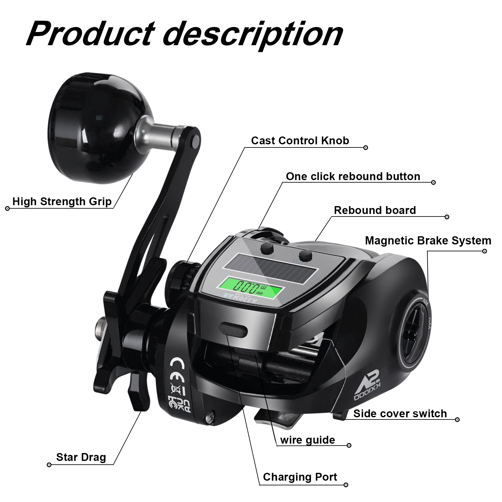 Nowa Duża Elektroniczna Kołowr – Electric Fishing Reel recenzja i cena
