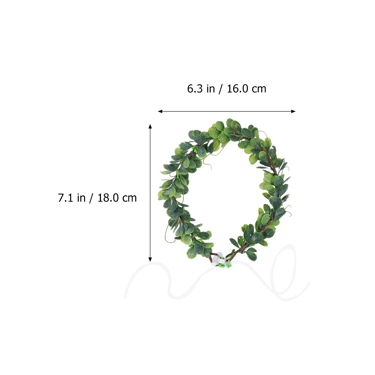 

Leaf Headband Bride Elegant Green Garland Hairpiece for Wedding Festival Photography Holiday Party Wear Beautiful Woman Headband