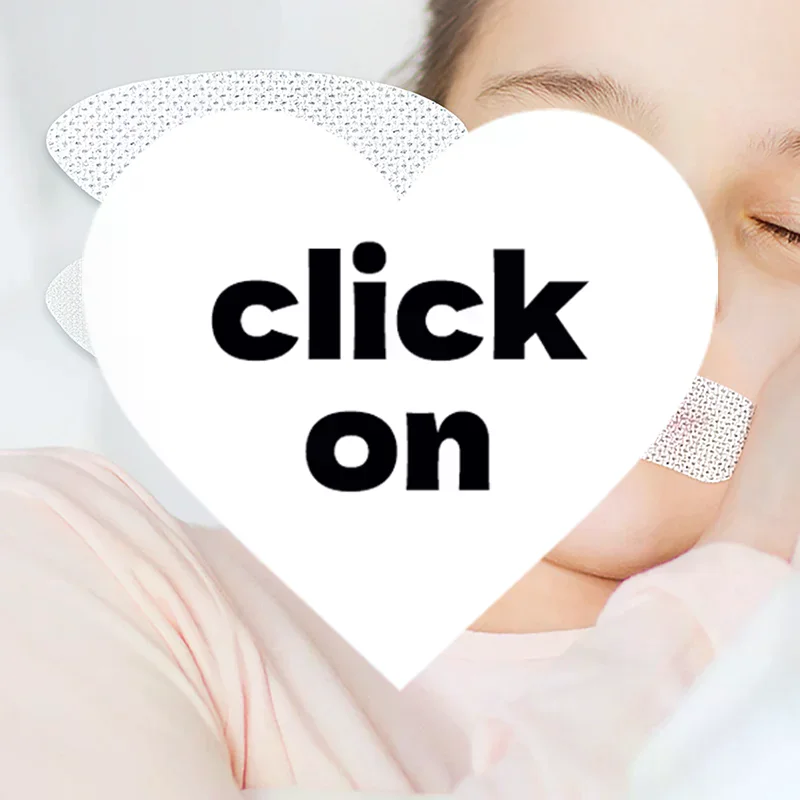 30Pcs Night Sleep Lip Nose Breathing Improving Patch Anti-Snoring Stickers For Children Adult Mouth Correction Sticker Tape