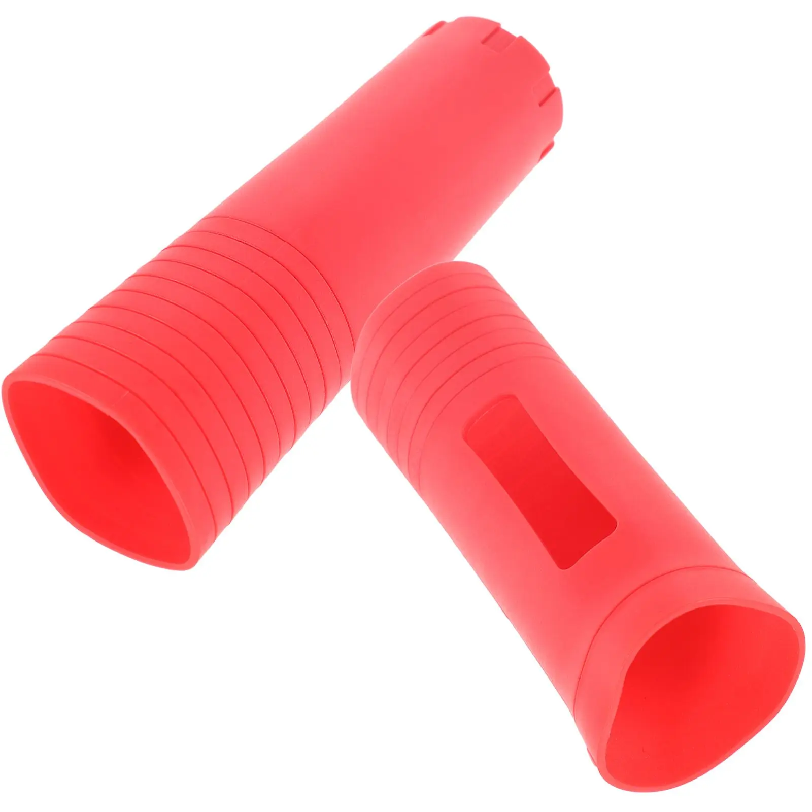 

2Pcs Microphone Non-slip Silicone Handle Sleeve for Mic Red Universal Model -slip Design Professional