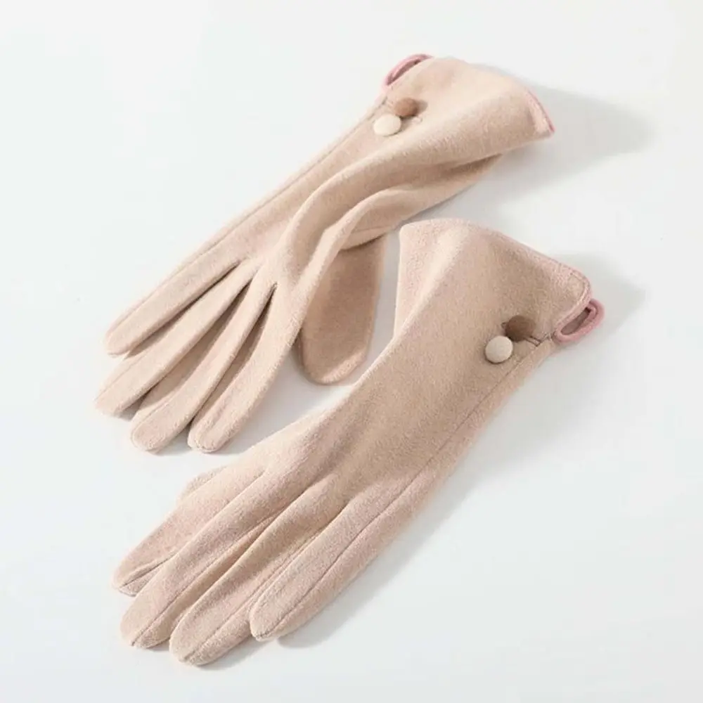 New Touchscreen Women's Warm Gloves with Warm Lining Fashion Cold Weather Gloves Running Cyclin Touch Screens Winter Gloves