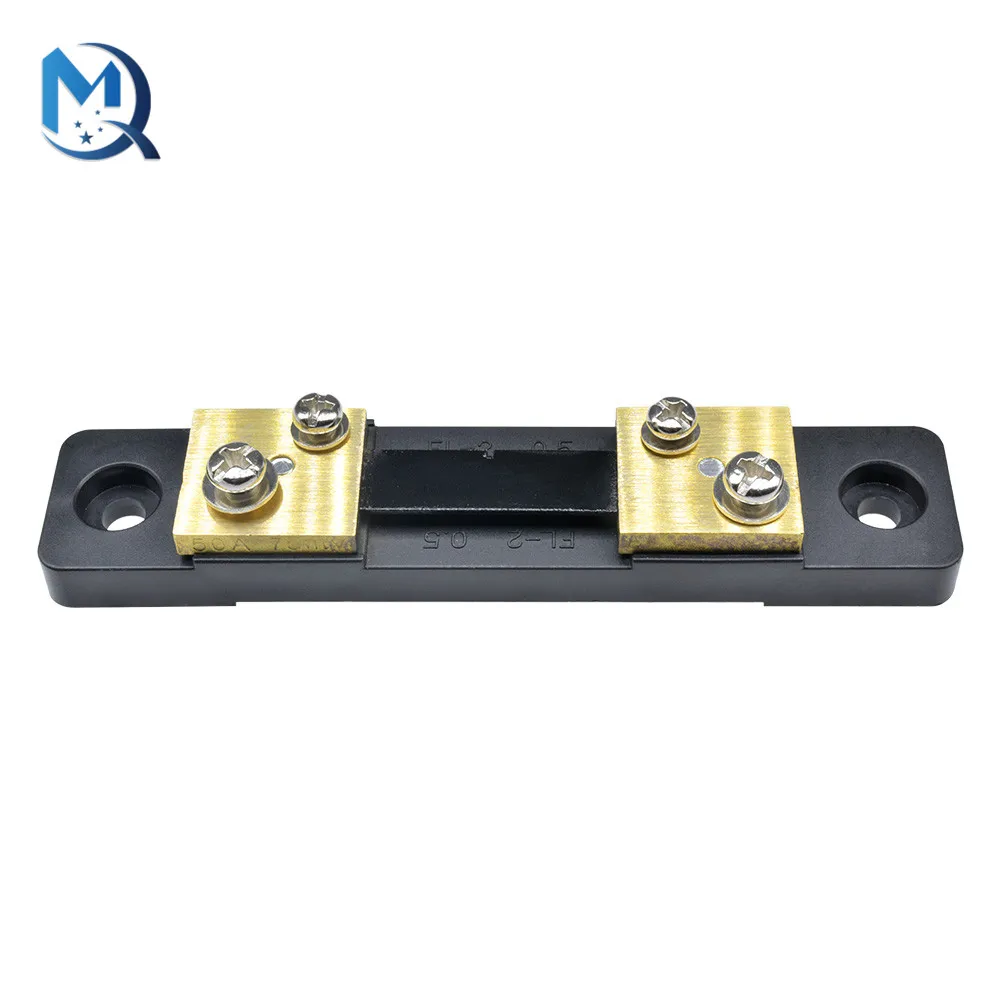 External Shunt FL-2 50A 75mV Current Meter Shunt Resister for Digital Voltmeter Ammeter Wattmeter Meter