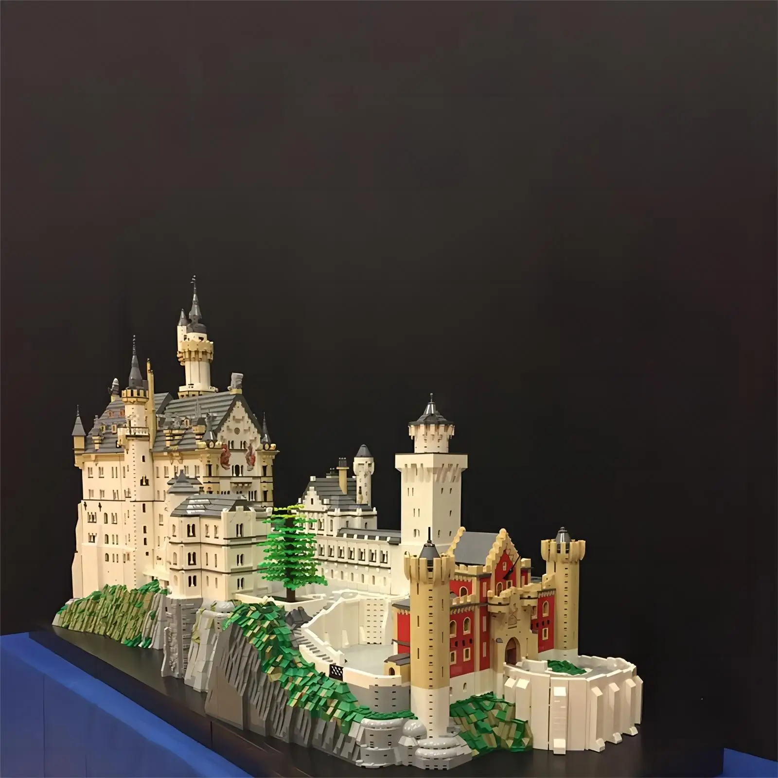 high difficulty MOC 57400PCS+ Famous Architecture City Model Neuschwanstein Castle Building Blocks DIY Toys Brick Birthday Gifts