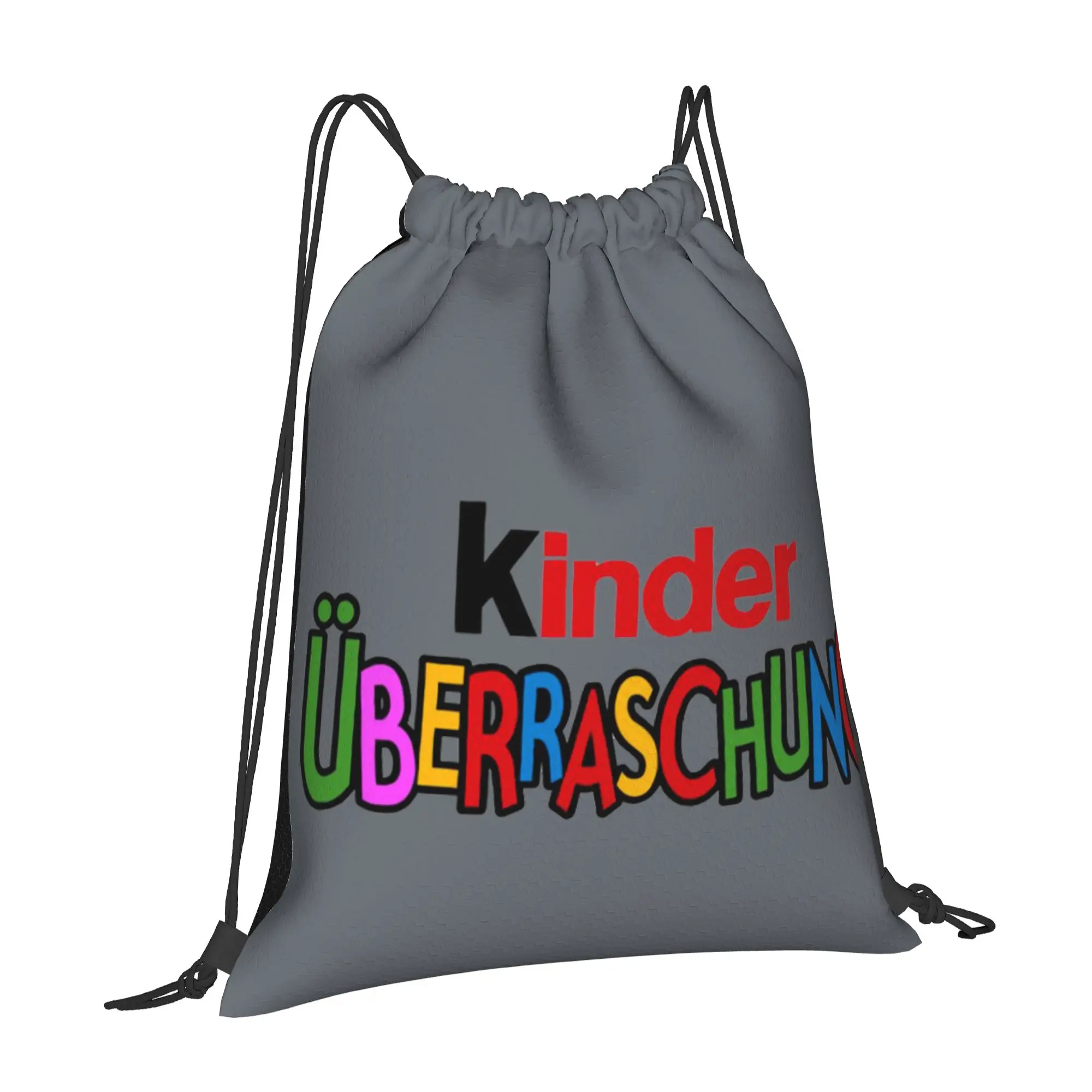 Kinder Bueno 12 kinder  Portable Sports Drawstring Backpack Riding Backpack Gym Clothes Drawstring Bags