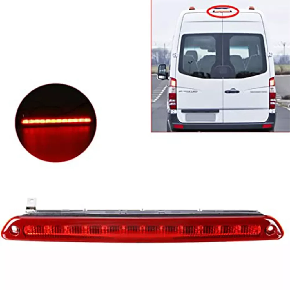 LED High Level Third Brake Tail Light Rear High Mounted Stop Lamp For Mercedes-Benz Sprinter W906 VW Crafter A9068200456 view 2