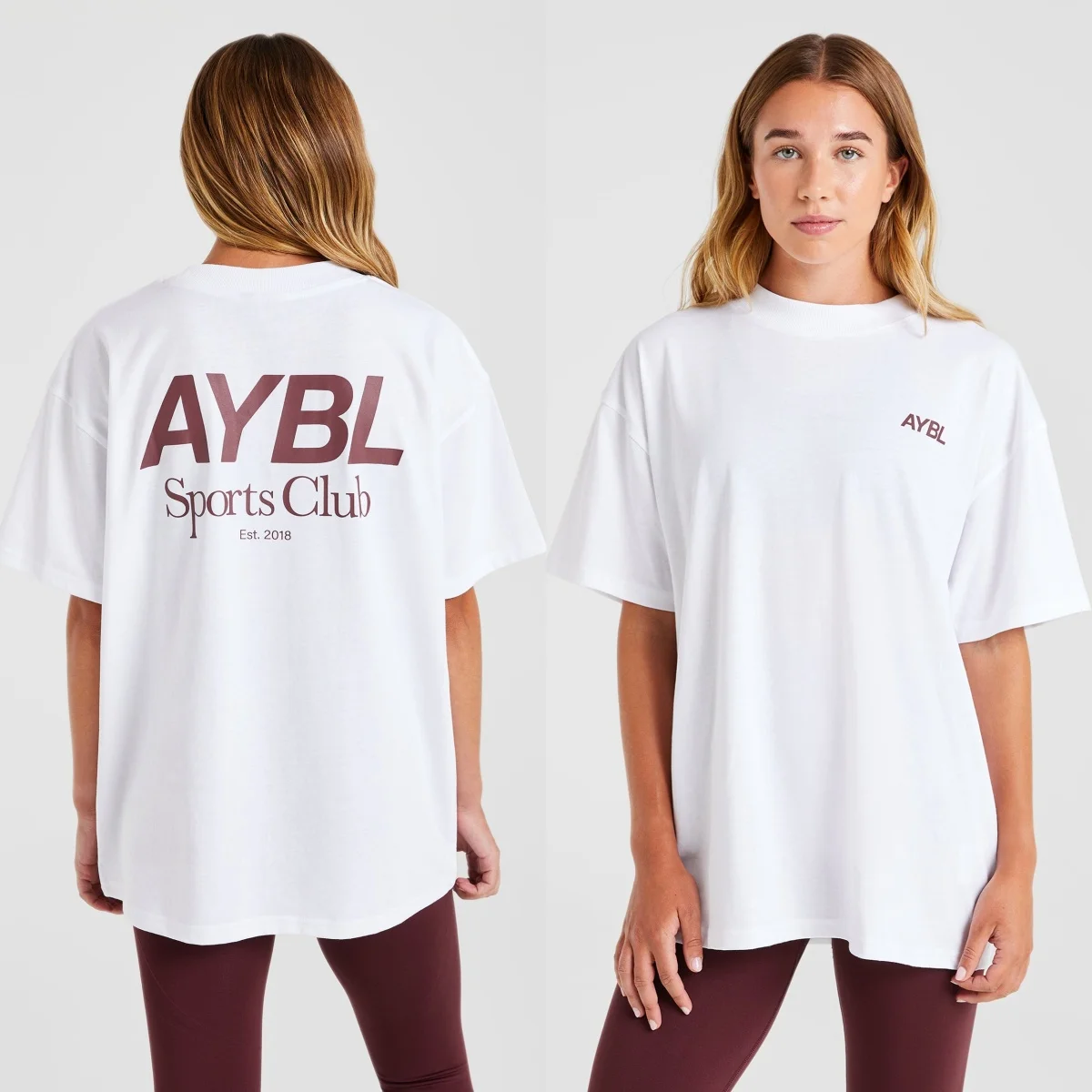 Klassisches Weißes Sportclub Oversized GYM Fitness Sport Marken-Grafik-T-Shirt aus Baumwolle für Herren und Damen, Lockeres Workout-Oberteil – Detail 10