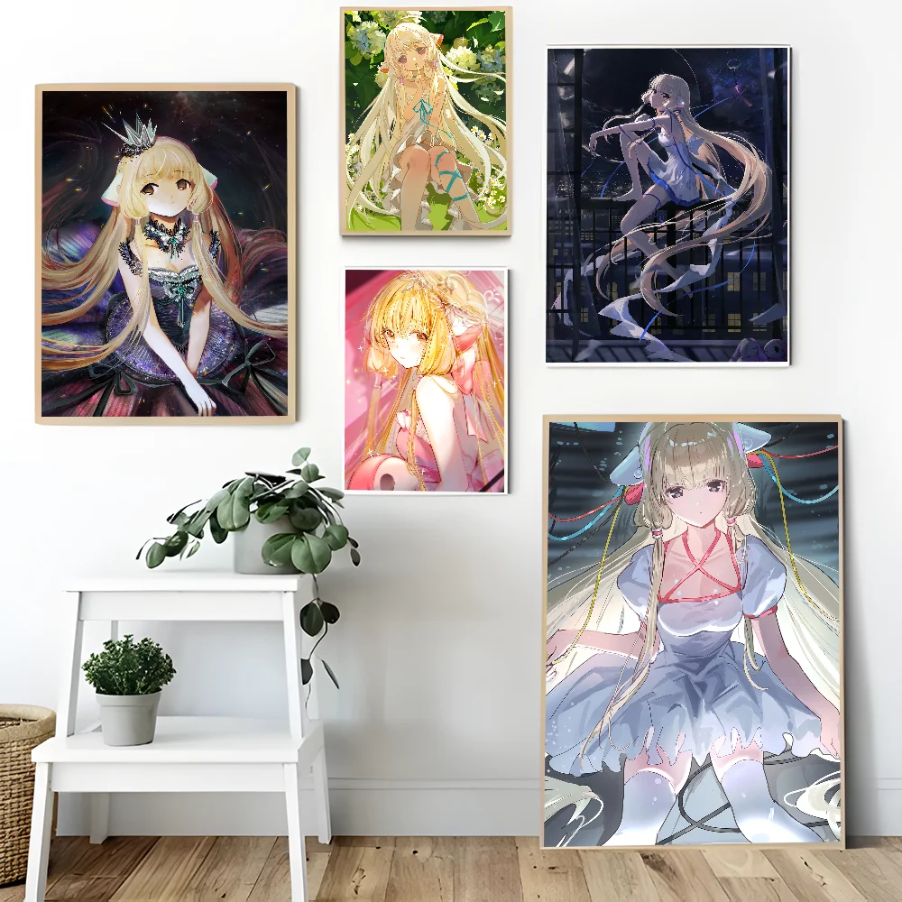 

C-Chobits Retro Kraft Vintage Posters Sticky Vintage Room Home Bar Cafe Decor Kawaii Room Decor