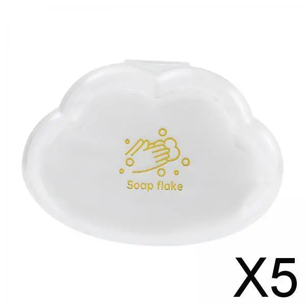 أغطية صابون لغسيل الأيدي ، مناسبة لحقائب الظهر والسفر والتخييم ، 5x50Pcs