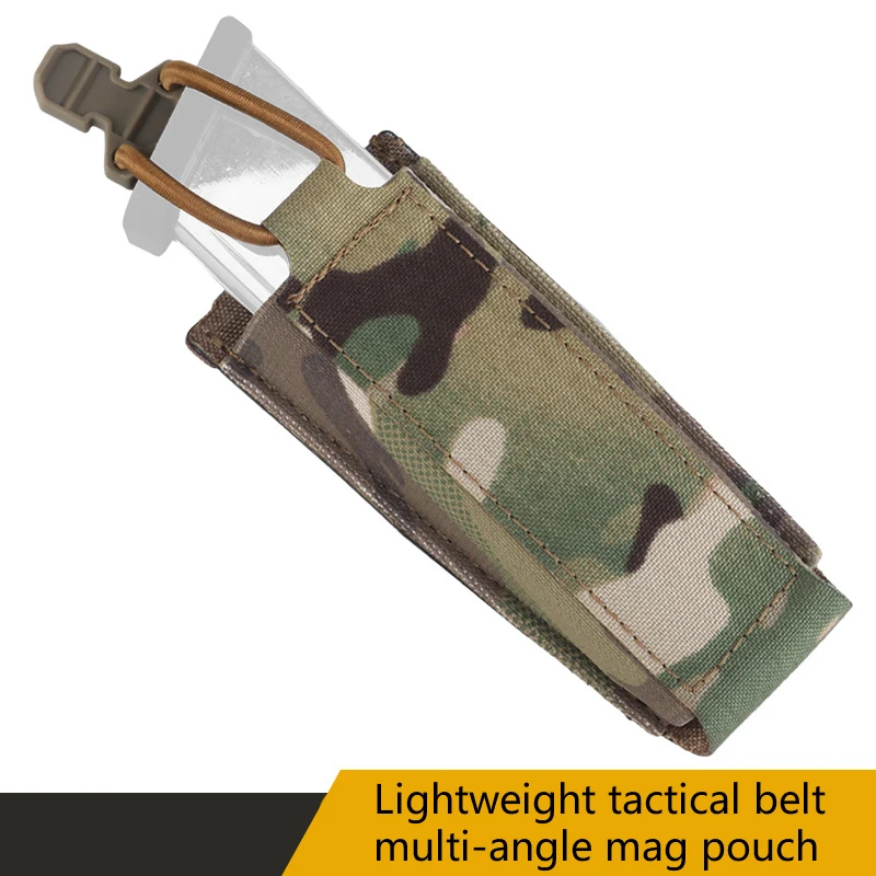 Lightweight Tactical Belt with Multi-angle Magazine Pouch, Elastic Fabric, Widely Adaptable, Multi Angle Adjustment