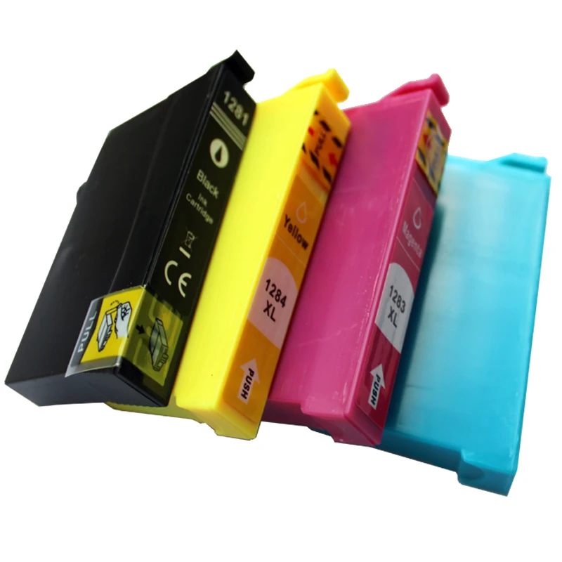 1 Set T1285 Ink Cartridge T1281 / T1282 / T1283 / T1284 for Stylus SX130 / S22 / SX225 / SX425W / SX435W / SX445W Printer