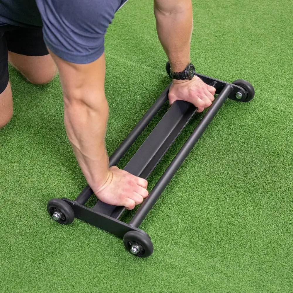Glute Hamstring Ab Glider for Home Gym, Metal and Plastic Material, No Color Specified, Ideal for Lower Body Workouts