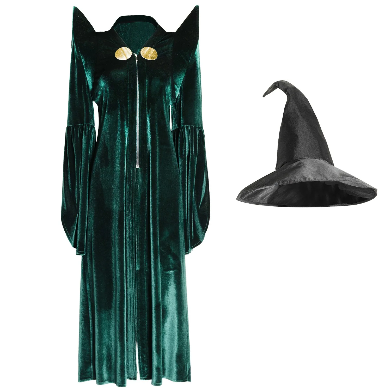 Minerva Cosplay McGonagall Costome Robe Adult Men Women Disguise Halloween Carnival Party Suit