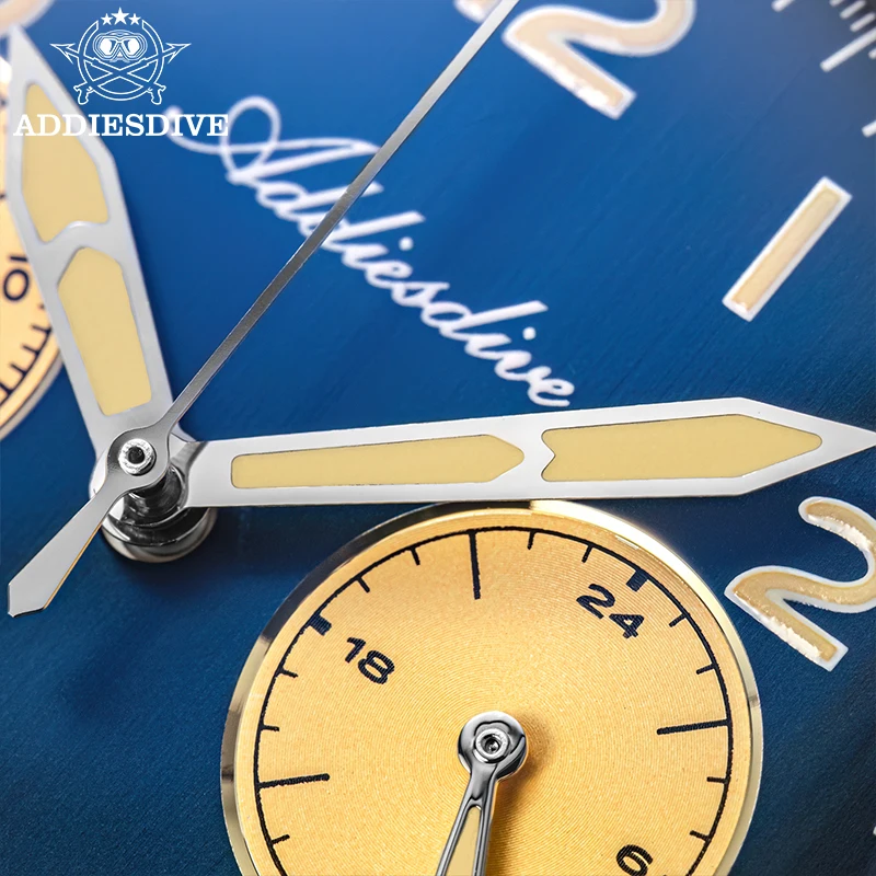 

ADDIESDIVE 2025 New Men Chronograph Watch Bubble Mirror Glass 316L Stainless Steel AD2516 Luminous 100m Diver VK64 Quartz Watch