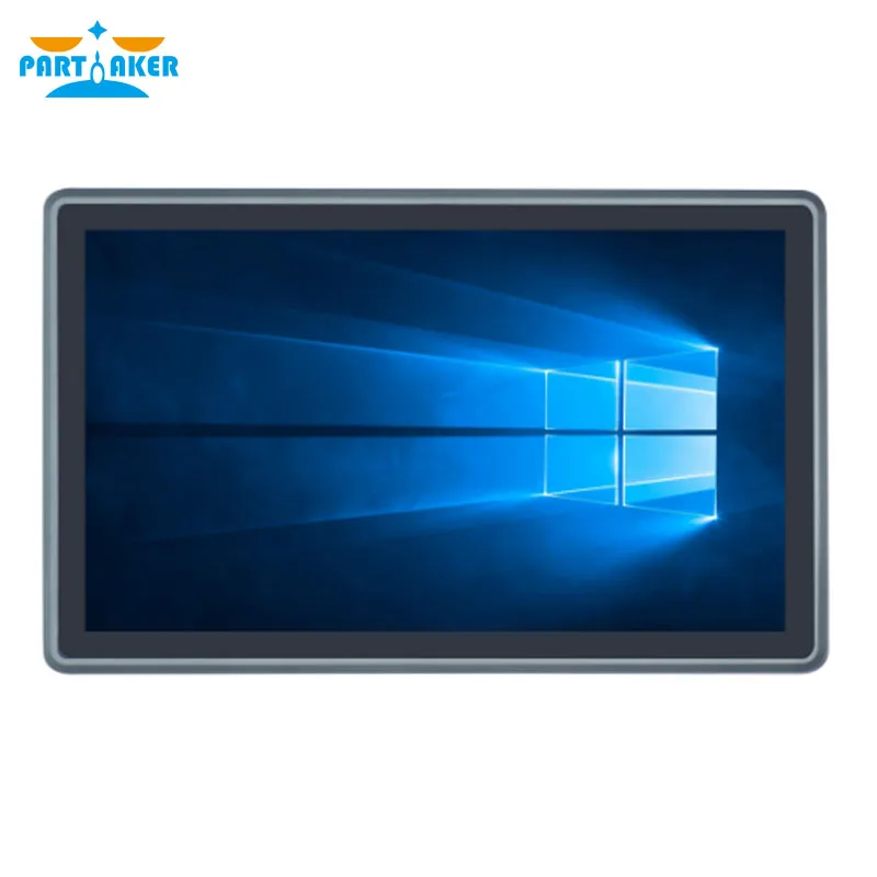 Partaker 15.6 Inch Industrial Panel PC I7 10810U I5 10310U I3 10110U J6412 TPM2.0 Dual Lan 9~36V TPM2.0 Resistive Touch Screen