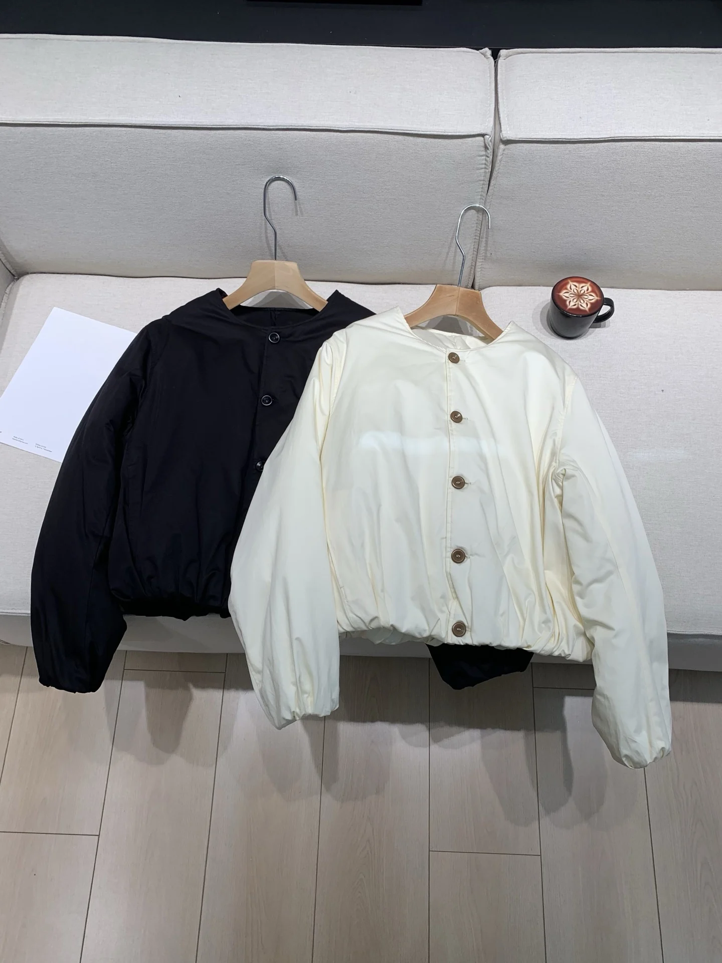 

Short Cotton-Padded Jacket For Women, 2026 Early Spring New Style, Loose Fit, Versatile Button-Down Jacket.