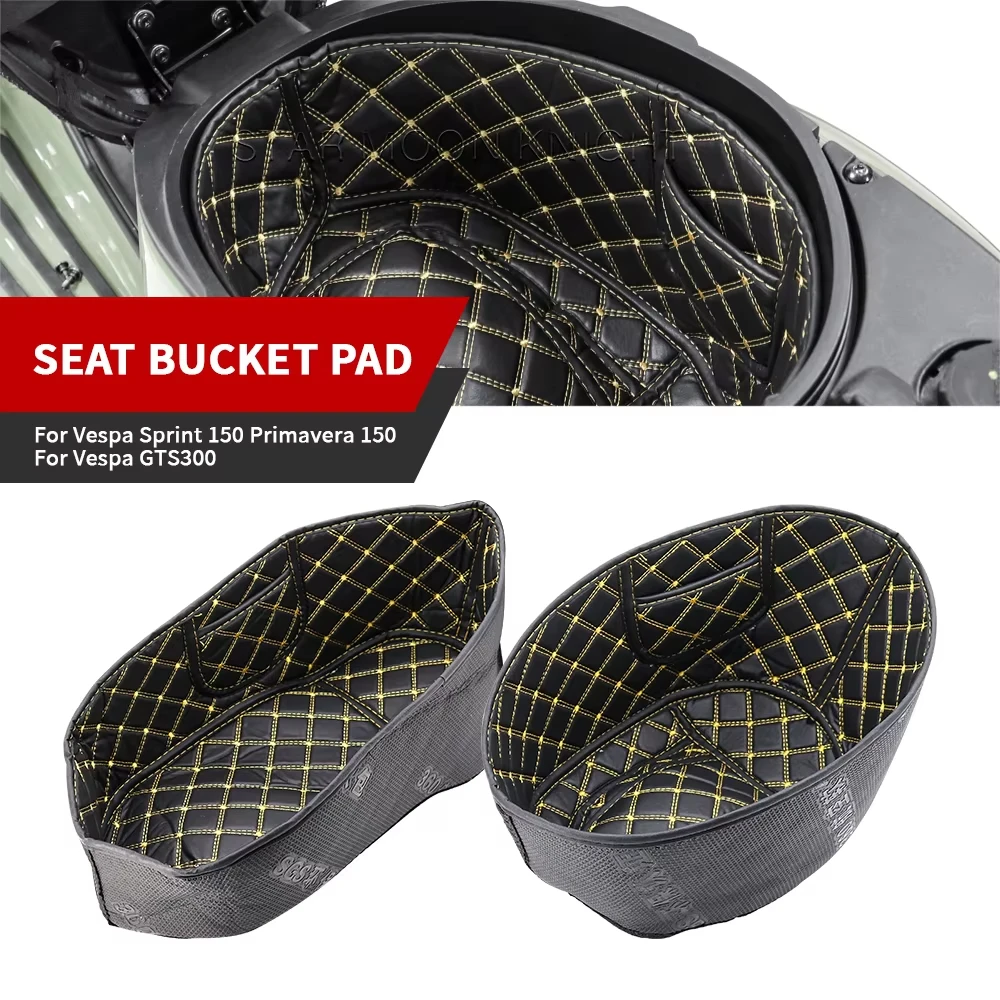 For Vespa Gts300 Sprint150 Primavera150 GTS 300/150 Motorcycle Storage Box Liner Luggage Tank Cover Seat Bucket Pad Accessories