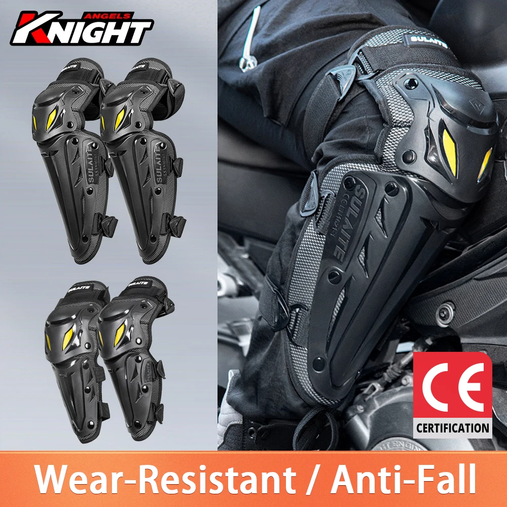 

Мотоциклетные наколенники и налокотники для мотокросса, защитная экипировка для активного отдыха, регулируемые противоударные накладки на колени и локти, мотоаксессуары