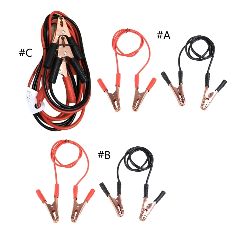 500A Car Power Charging Booster Cable Alligator Clamp Emergency Battery Jumper Wires Jumper Booster Cables