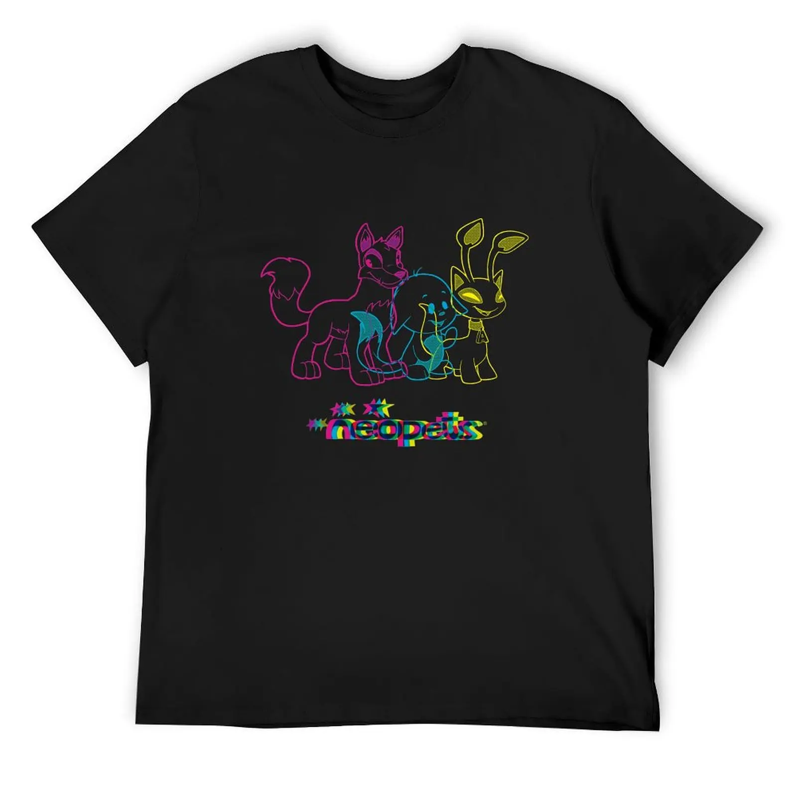 

Neopets CMYK T-Shirt tees graphic t shirt vintage hippie clothes custom t shirt mens t shirts top quality