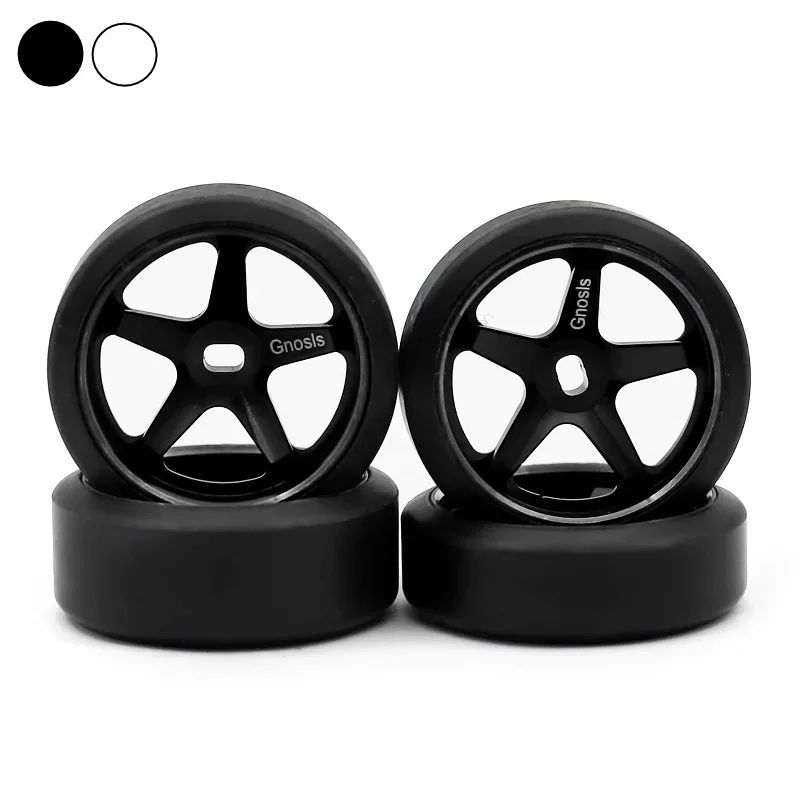 

2.5/5.5 Degrees Hard Plastic Drift Tires Metal Wheel Rim for Wltoys 284131 K969 K989 Kyosho Mini-Z 1/28 RC Car Upgrade Parts