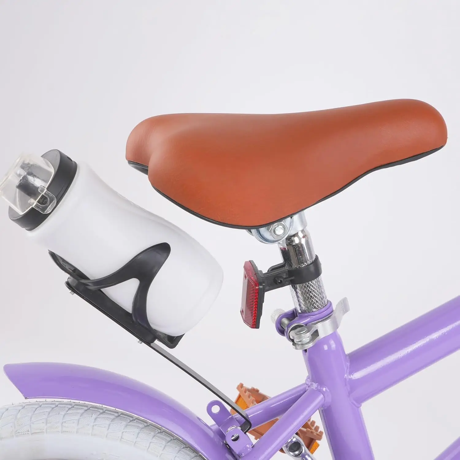 Kids Bike for Girls Ages 4-9, 16" & 20" Bicycle with Basket, Training Wheels & Water Bottle - Beginner Bike with Dual Brakes, Ad