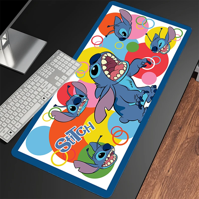Alfombrilla de ratón Stitch Anime accesorios para juegos Varmilo teclado alfombrilla de escritorio Gabinete diseñado específicamente alfombra alfombrilla para ratón alfombrilla para ratón
