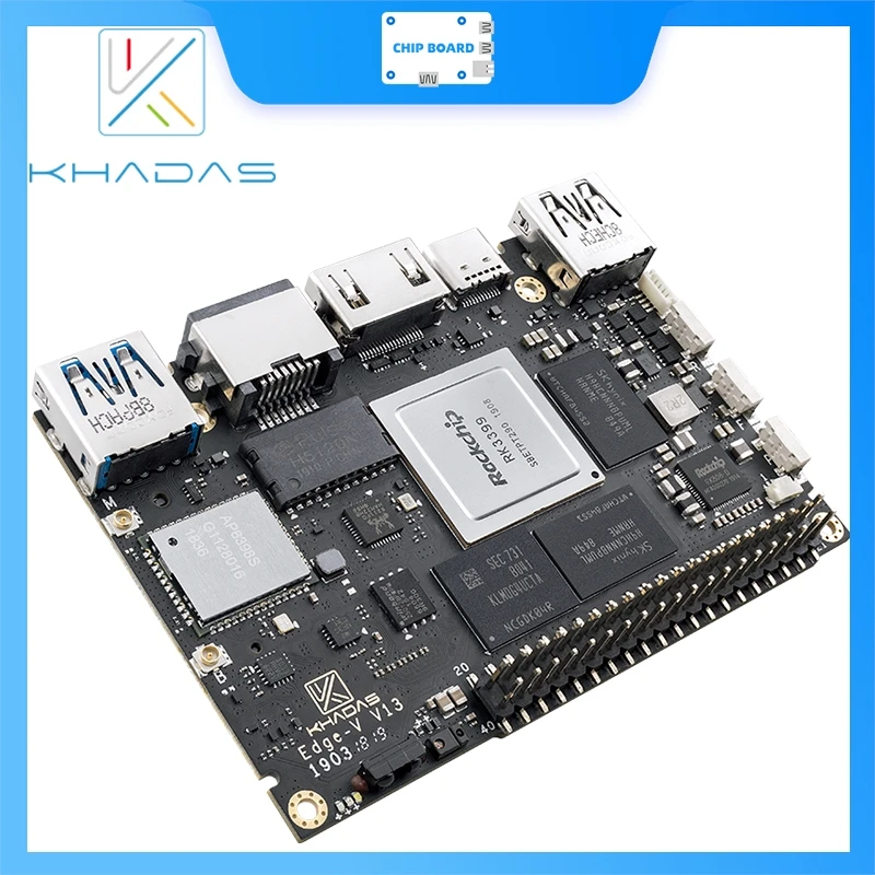 Khadas SBC Edge-V Rockchip RK3399  5.1 Mouldboard