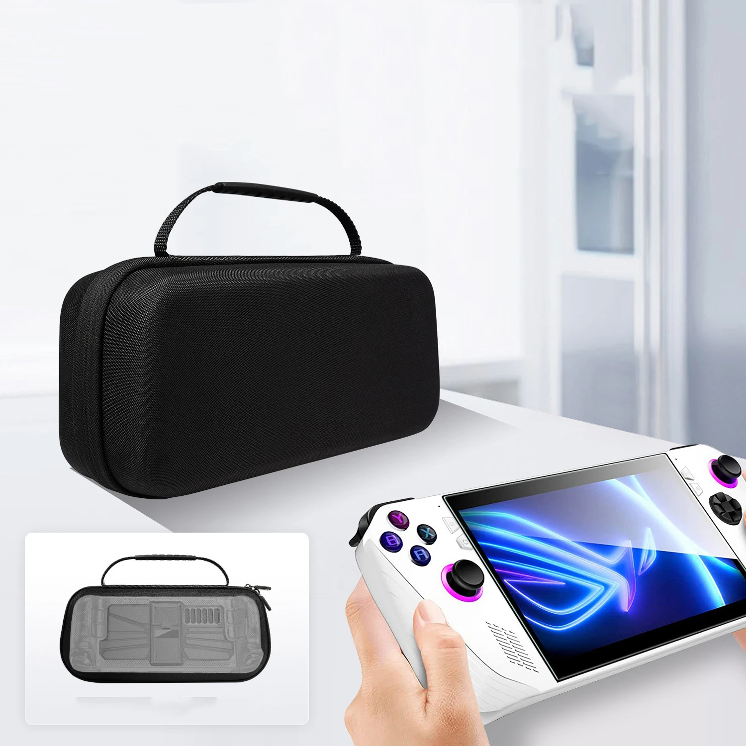 For Rog Ally Handheld Storage Bag Game Console Protective Case Oxford Leather Handbag Accessories Dropshipping