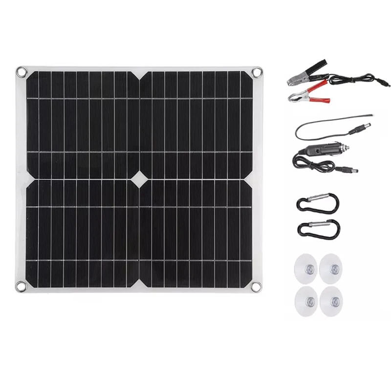 110V/220V Solar Power System 20W Solar Panel+30A Controller+6000W Modified Sine Wave Inverter Complete Power Generation Kit