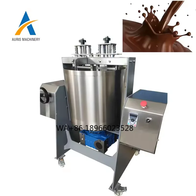 60L 100L petite Machine de raffinage de meulage de fèves de cacao Machine de mélanger de broyeur de pierre de chocolat