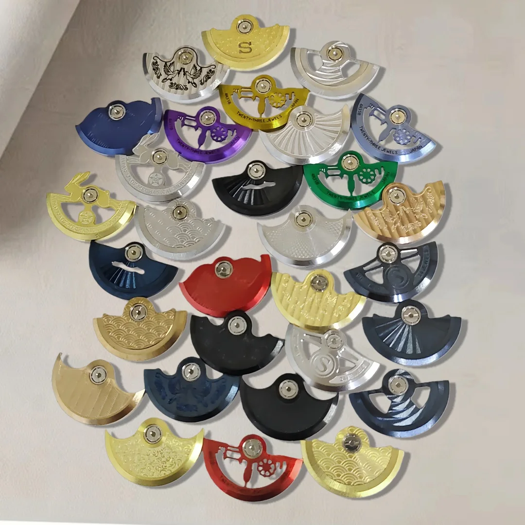 Customized NH35 Rotor NH36 Automatic Hammer Rotor Fit NH35 NH36 NH38 4R 7S26 6R Movement Men's Watch Weight Pendulum Refit Parts