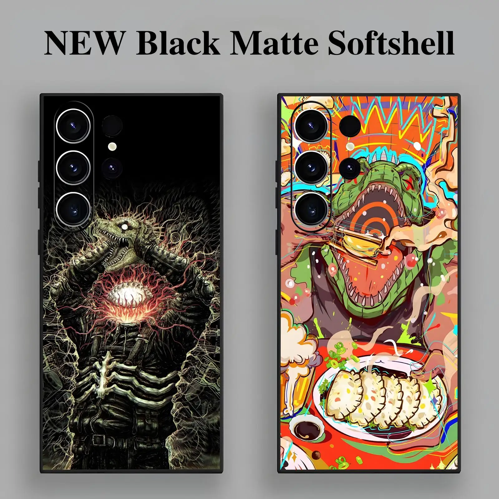 Phone Case For Samsung S26 S25 S24 S23 S22 S21 S20 Ultra Note20 Anti-Drop Soft Black Case Anime Dorohedoro