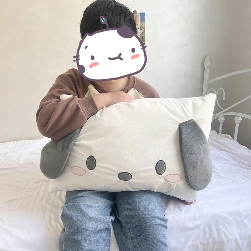 Sanrio Pochacco Pillowcase Lovely Pochacco Pillow Cover Back Cushion Throw Pillow Only Pillowcase Bed Home Decor Gifts Girl