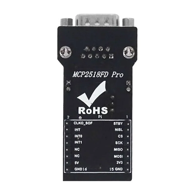

B03B-SPI к модулю CANFD Модуль MCP2518FD ATA6560 Трансивер Модуль шины CAM Super MCP2515 Модуль контроллера