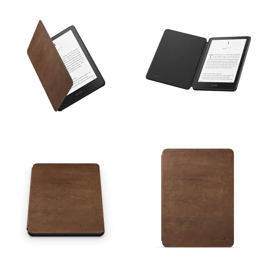 

Kindle Paperwhite and Kindle Colorsoft Case, Lightweight and Foldable Protective Cover Premium Leather.Compatible with Kindle Paperwhite, Kindle Paperwhite Signature Edition (Fits 2024 Release Only), Kindle Colorsoft and Kindle Colorsoft Signature Edition