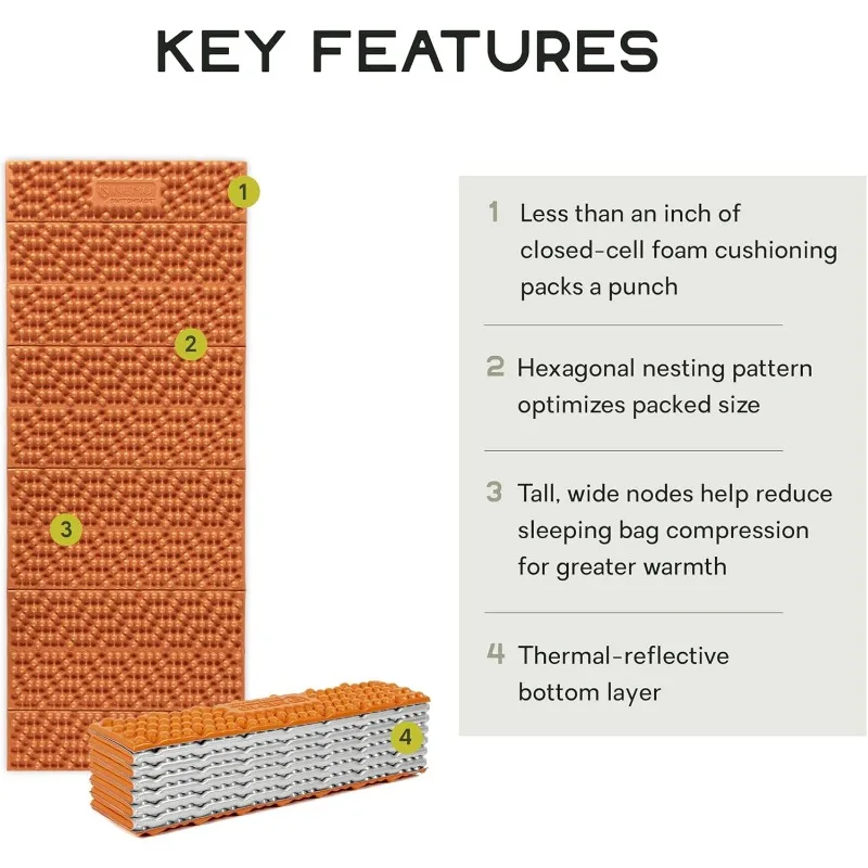 Moisture-Proof Egg Nest Sleeping Mat – Lightweight, Portable & Foldable Camping Pad for Hiking, Backpacking & Outdoor Activities