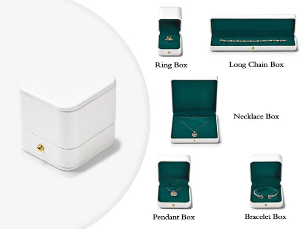 Oirlv Luxuriöse Romantische Leder-Schmuckgeschenkbox Ringbox Halskettenbox Ringverpackung Aufbewahrungsbox Ring-Organizer für Hochzeitsdekoration – Detail 8