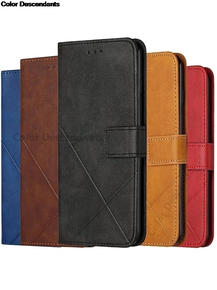 Leather Flip Case For Samsung Galaxy S23 Ultra Case Wallet Phone Case For Samsung SM-S918B S23 S 23 Ultra S23Ultra Back Cover