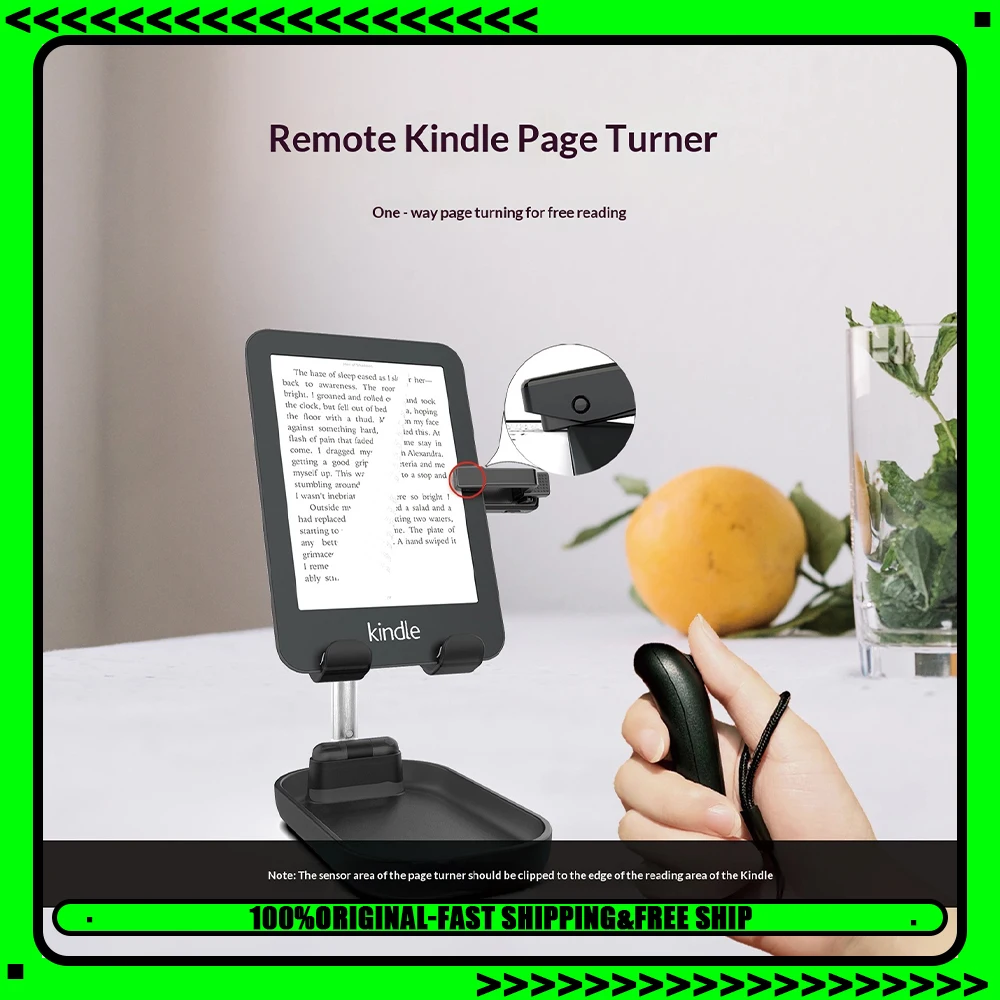 Qring D11 Hand-Held Remote Control Page Turner Kindle Page Turning Boot Automatic Connection Remote Control Page Turner Gifts