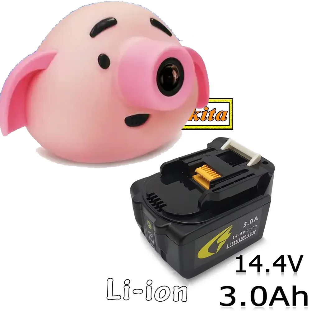 

14.4V 3.0Ah Rechargeable Power Tools For Makita 14.4V BL1460 BL1430 1415 194066-1 Batteries replacement Li-ion Battery