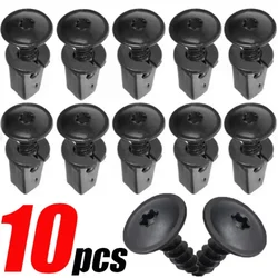 10pcs Car Fastener Snap Screws Kit Auto Fender Lining Retainer Snap Door Panel Metal Fastener Clips Rivet Set Auto Accessories